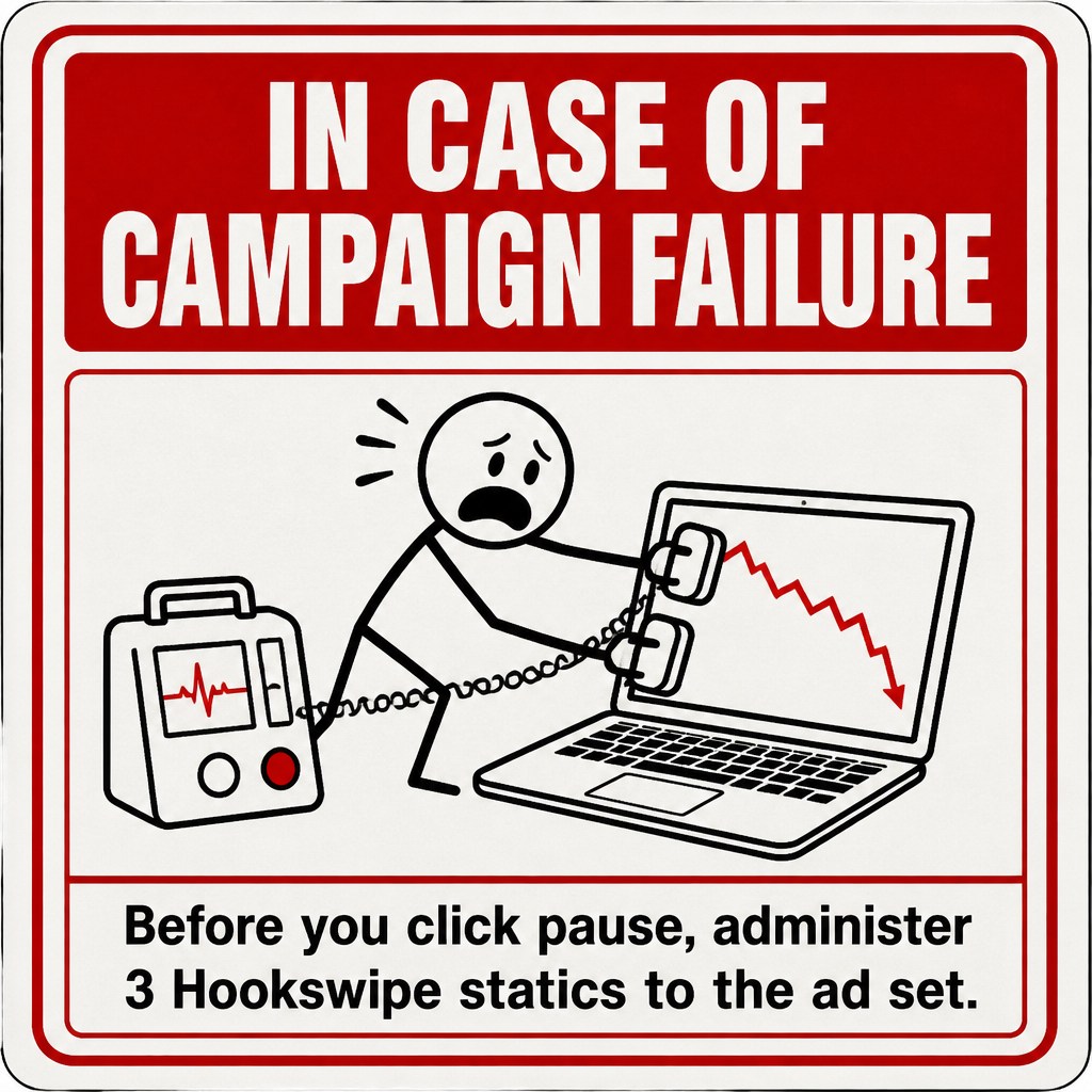 Hookswipe generated ad